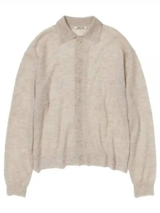  오라리 가디건 A23AC01FGLIGHTBEIGE LIGHT BEIGE DOM