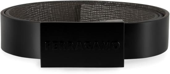  살바토레 페라가모 가죽 벨트 670260764838 GRAY DOM - SALVATORE FERRAGAMO