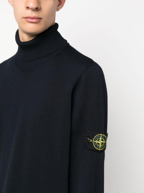  스톤 아일랜드 터틀넥 7915525C4A0020 NAVY BLUE DOM - STONE ISLAND