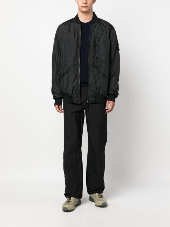  스톤 아일랜드 봄버 자켓 791540923V0029 BLACK DOM - STONE ISLAND