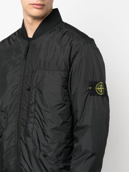  스톤 아일랜드 봄버 자켓 791540923V0029 BLACK DOM - STONE ISLAND
