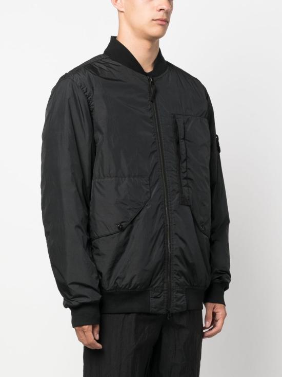  스톤 아일랜드 봄버 자켓 791540923V0029 BLACK DOM - STONE ISLAND