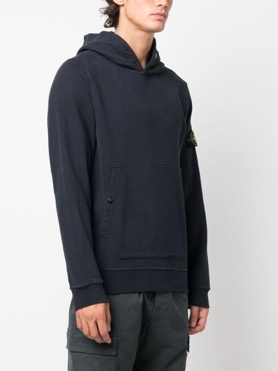  스톤 아일랜드 후드 티셔츠 791561720V0020 NAVY BLUE DOM - STONE ISLAND