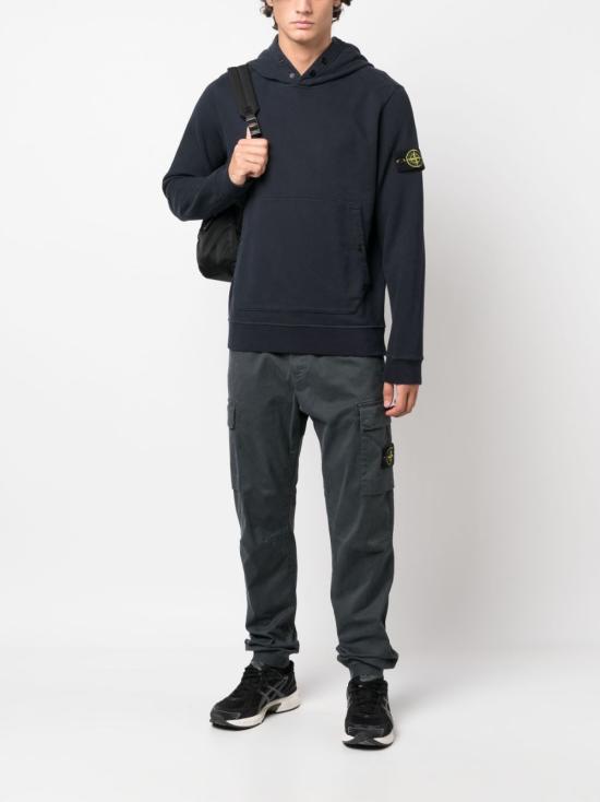 스톤 아일랜드 후드 티셔츠 791561720V0020 NAVY BLUE DOM - STONE ISLAND