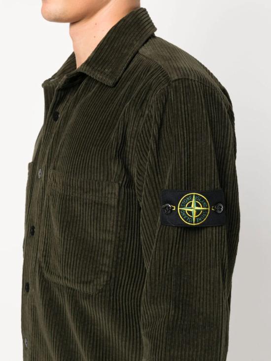  스톤 아일랜드 긴팔 셔츠 791511311V0058 OLIVE DOM - STONE ISLAND