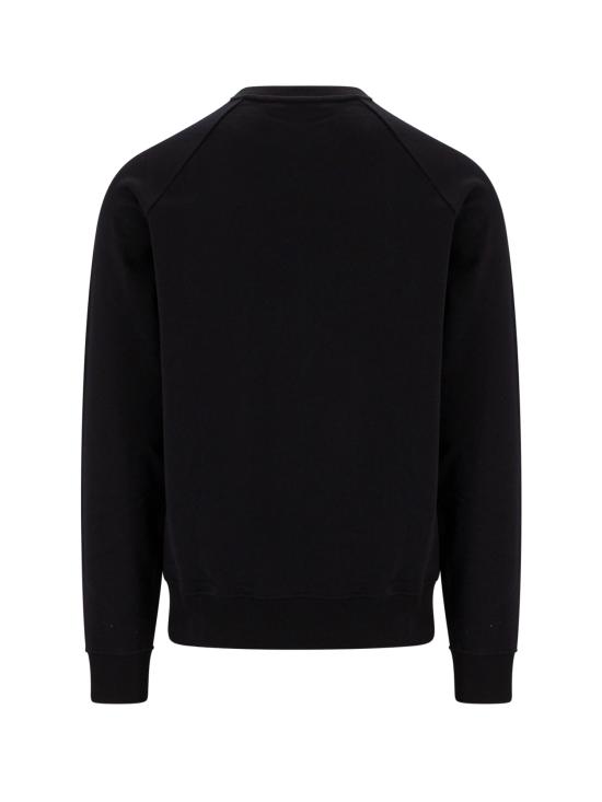  발망 긴팔 티셔츠 BH1JQ005BB65EAB BLACK DOM - BALMAIN