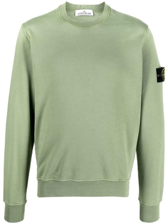  스톤 아일랜드 긴팔 티셔츠 101563051V0055 SAGE GREEN DOM - STONE ISLAND