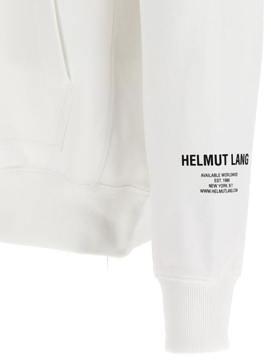  헬무트랭 후드 티셔츠 N05HM519 100 WHITE DOM - HELMUT LANG