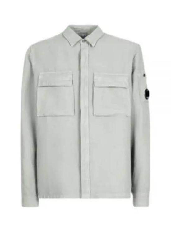  씨피 컴퍼니 긴팔 셔츠 14CMSH291A006501G805 HARBOR MIST DOM