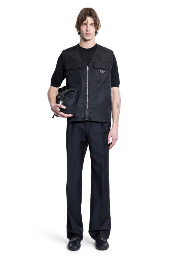 25SS 프라다 베스트 SGC2611WQ8F0002 BLACK DOM - PRADA