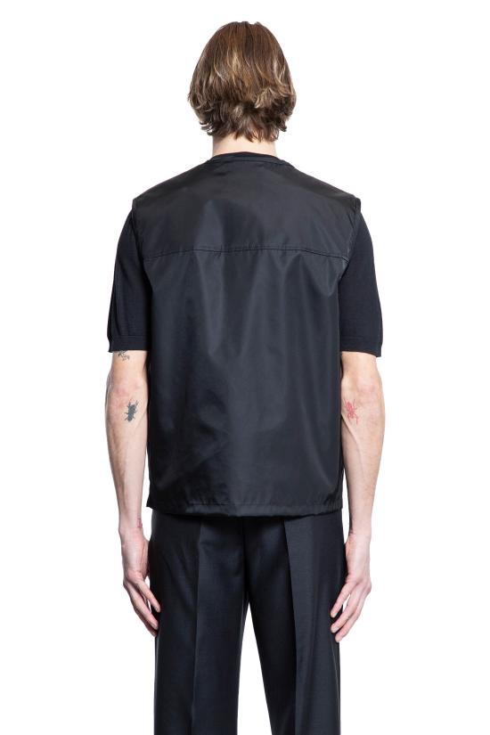 25SS 프라다 베스트 SGC2611WQ8F0002 BLACK DOM - PRADA