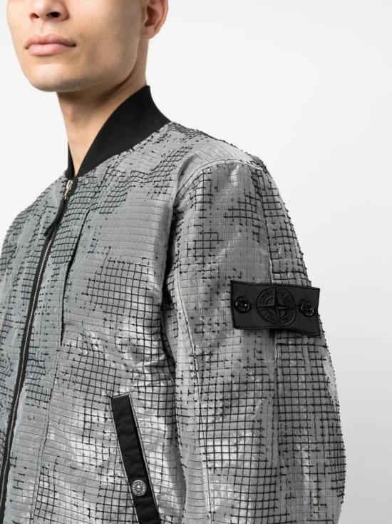  스톤 아일랜드 봄버 자켓 781940713V0029 BLACK DOM - STONE ISLAND