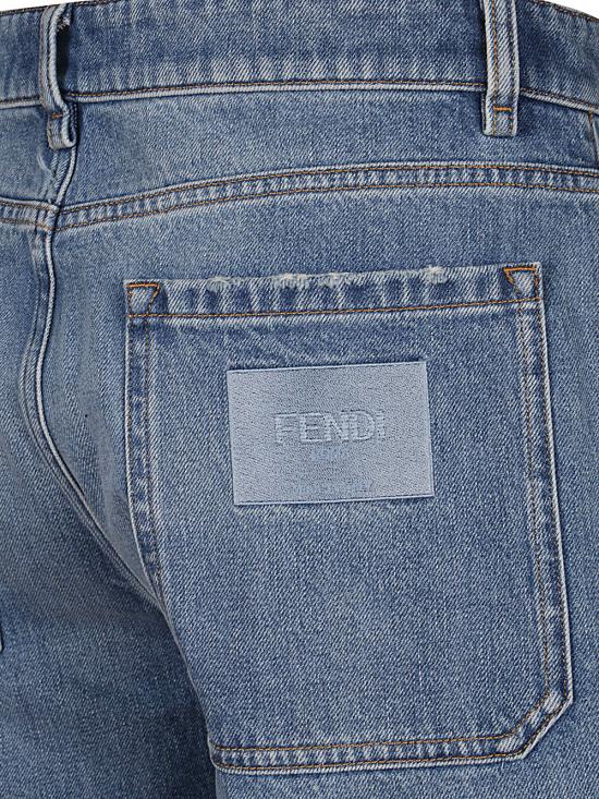  펜디 데님 숏팬츠 FLP307AN4WF0QG0 DOM - FENDI