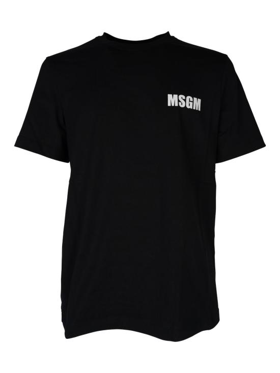 25SS 엠에스지엠 반팔 티셔츠 3440MM19623700299 BLACK DOM