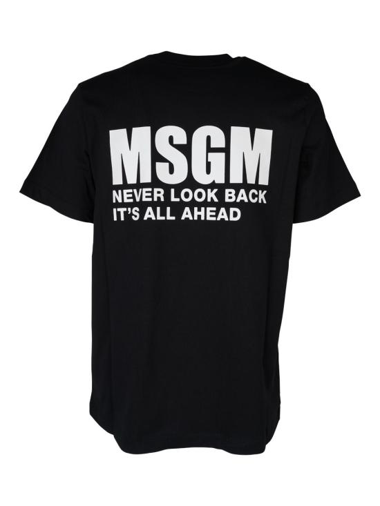 25SS 엠에스지엠 반팔 티셔츠 3440MM19623700299 BLACK DOM - MSGM