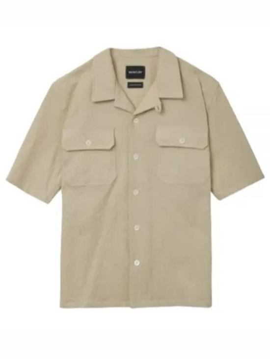  하울린 반팔 셔츠 MINDSAFARIECRUSEERSUCKER DOM