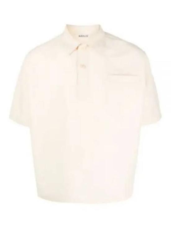  오라리 폴로 티셔츠 A23SS01LWECRU DOM