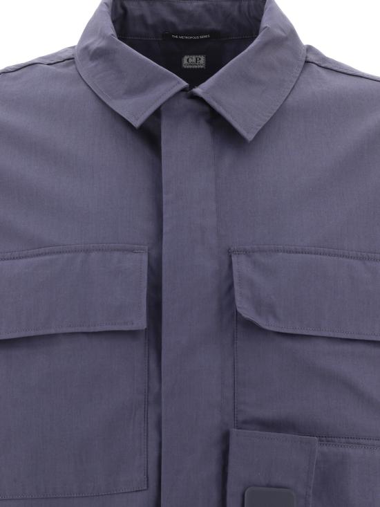  씨피 컴퍼니 자켓 14CMSH072A006472A884 OMBRE BLUE DOM - C.P. COMPANY