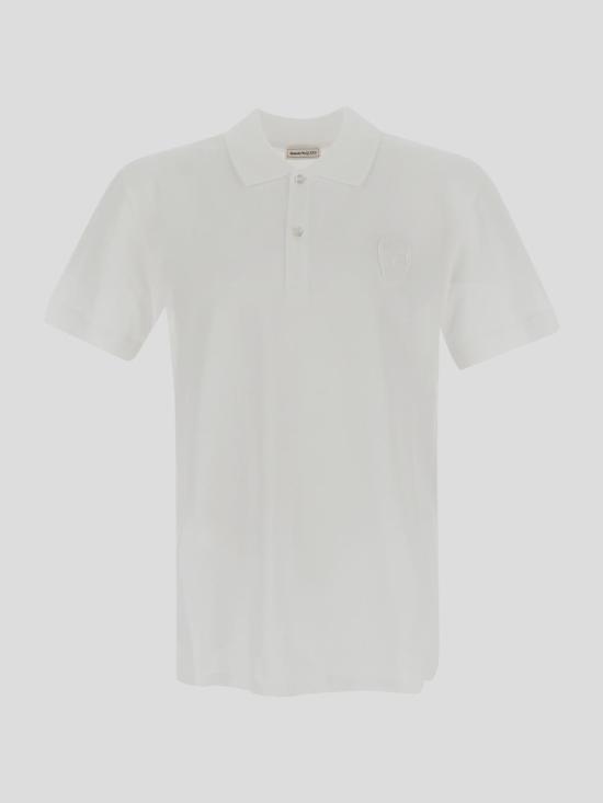  알렉산더 맥퀸 폴로 티셔츠 727290 QUX33 9000 WHITE DOM - ALEXANDER MCQUEEN