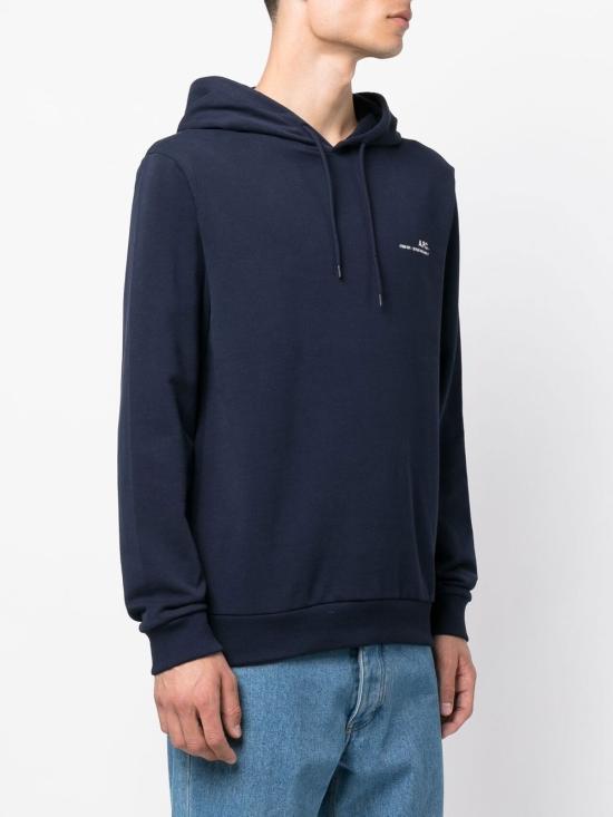  아페쎄 후드 티셔츠 COFBQH27672IAK NAVY DOM - A.P.C.