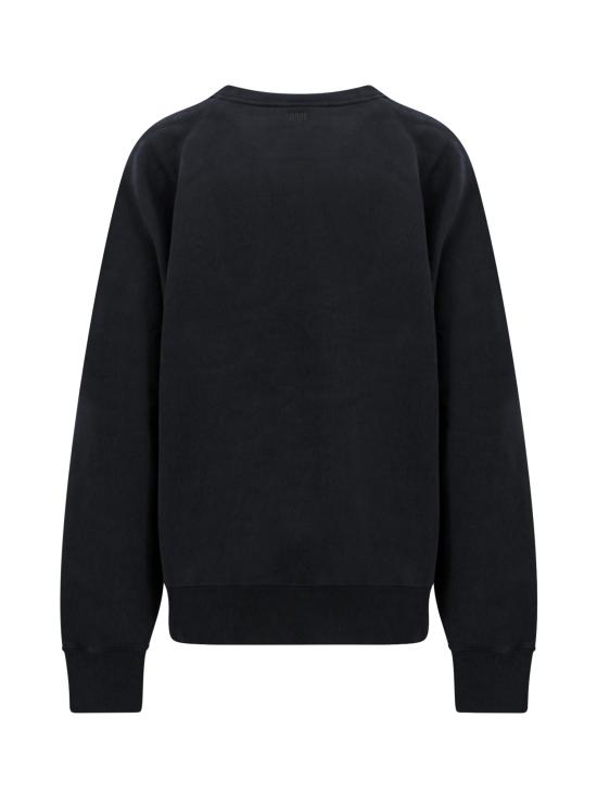  아미 스몰 하트 로고 스웨트셔츠 BFUSW005747001 BLACK DOM - AMI