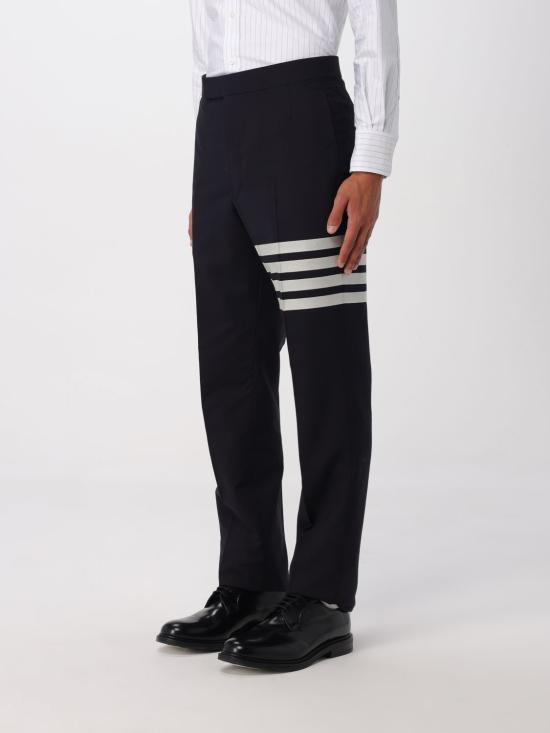 25FW 톰브라운 스트레이트 팬츠 MTC001A06146415 NAVY DOM - THOM BROWNE
