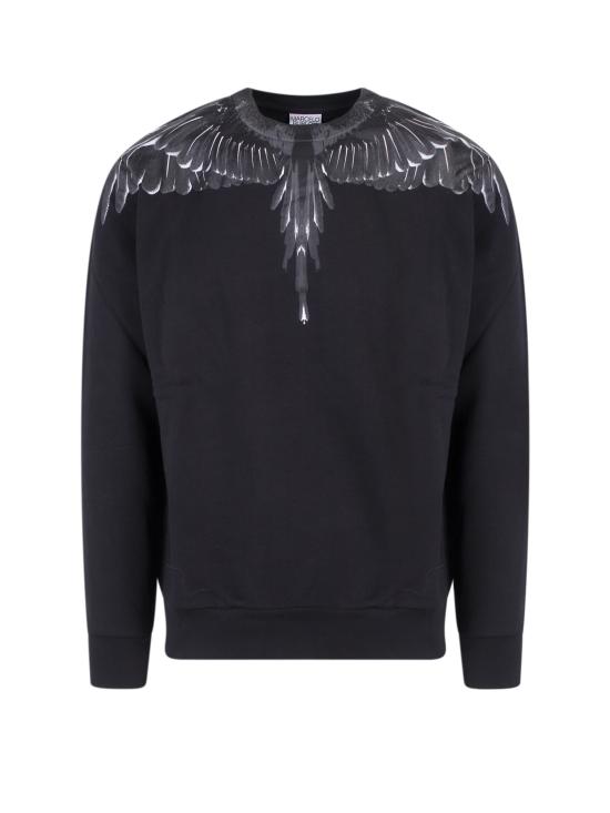  마르셀로 불론 긴팔 티셔츠 CMBA009C99FLE0011010 BLACK DOM