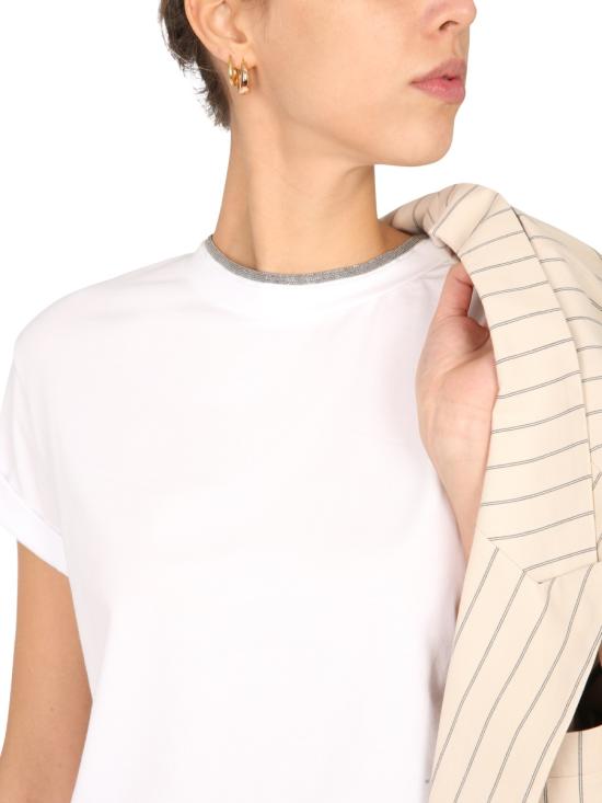  브루넬로 쿠치넬리 콘트라스트 트리밍 M0T18BD200C159 DOM - BRUNELLO CUCINELLI