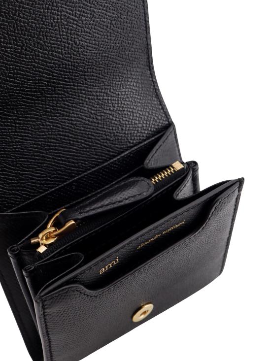 25SS 아미 반지갑 USL203AL00360015 BLACK DOM - AMI