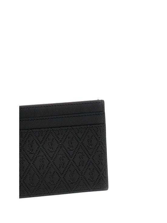  생로랑 명함지갑 64714818G1Z1000 BLACK DOM - SAINT LAURENT
