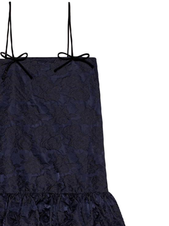  가니 숏 원피스 F9705268 PEACOAT DOM - GANNI