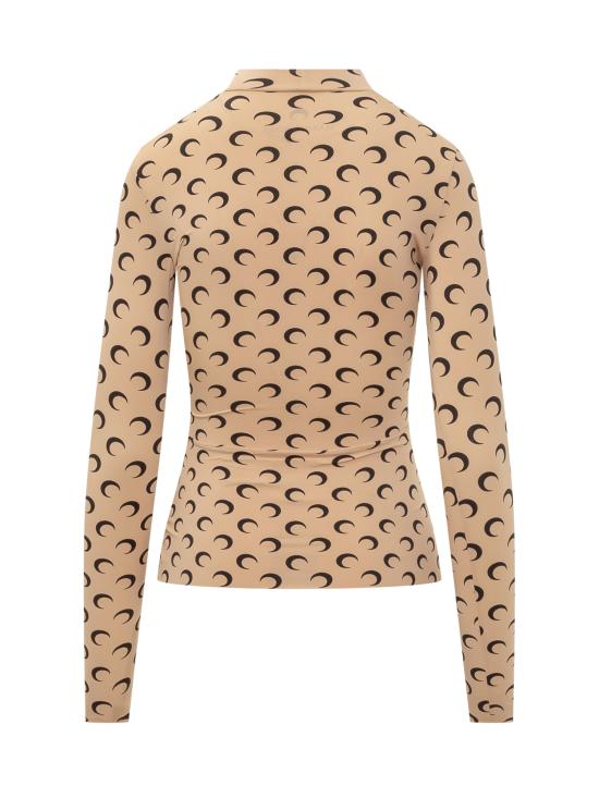 25FW 마린세르 긴팔 티셔츠 WTS005ACJER0001TA10 TAN DOM - MARINE SERRE