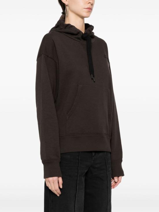  이자벨마랑 실라 로고 후드 티셔츠 SW0102FA A2M41I 02FK FADED BLACK DOM - ISABEL MARANT