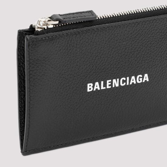 26SS 발렌시아가 롱 코인 앤 카드 홀더 640535 1IZI3 1090 BLACK DOM - BALENCIAGA
