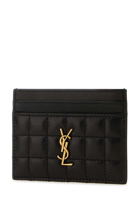  생로랑 카드지갑 742760AABVP1000 BLACK DOM - SAINT LAURENT