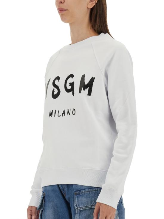  엠에스지엠 긴팔 티셔츠 2000MDM51320000101 WHITE DOM - MSGM