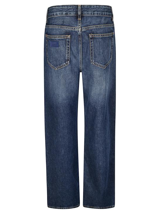  가니 데님 팬츠 J1638569 DARK BLUE VINTAGE DOM - GANNI