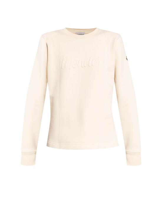  몽클레어 긴팔 티셔츠 8G00025899RB038 OFF WHITE DOM