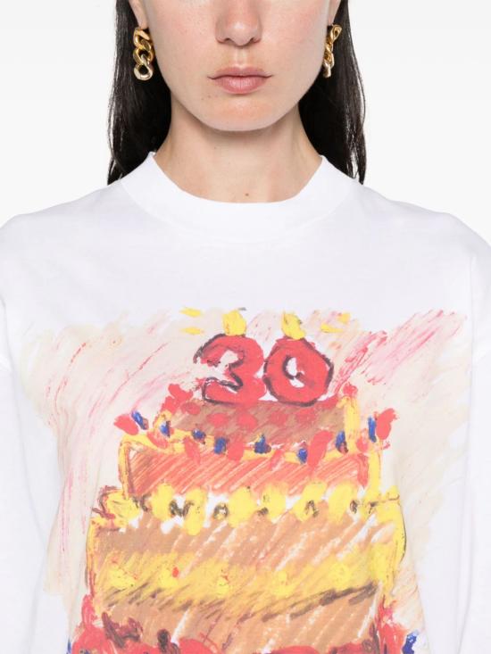  마르니 반팔 티셔츠 THJE0263PBUSCX15CKW01 DOM - MARNI