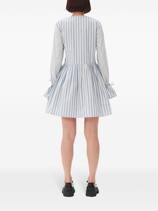  가니 숏 원피스 F9597135 EGRET DOM - GANNI