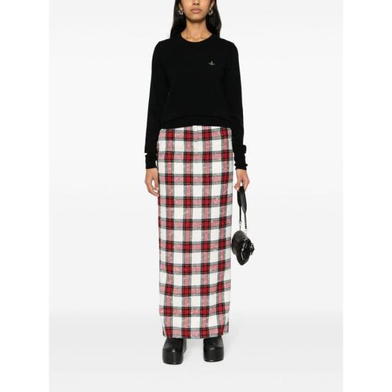  비비안웨스트우드 BEA 베아 라운드넥 스웨터 1803002SY0018N401 BLACK DOM - VIVIENNE WESTWOOD