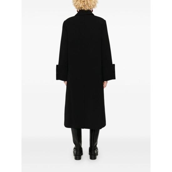  가니 코트 F9606099 BLACK DOM - GANNI