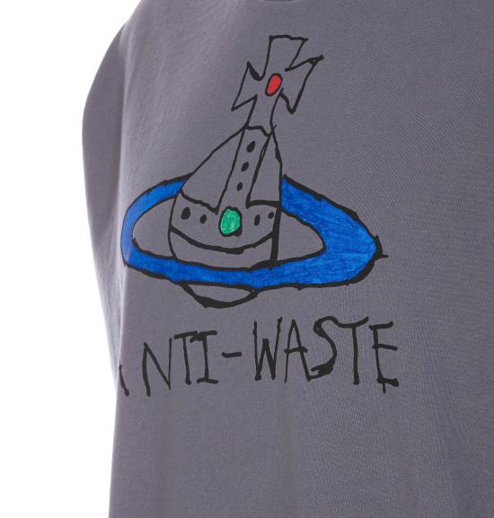  비비안웨스트우드 반팔 티셔츠 3G010021J001MP407 DOM - VIVIENNE WESTWOOD