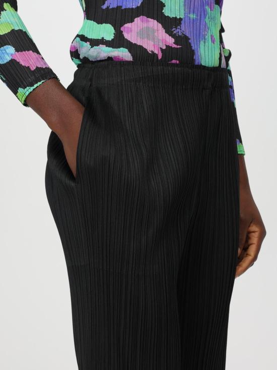  플리츠플리즈 가죽 팬츠 PP48JF13415 BLACK DOM - PLEATS PLEASE