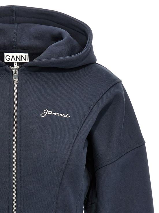 25SS 가니 후드 티셔츠 T4029683 SKY CAPTAIN DOM - GANNI
