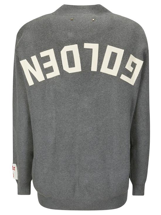 25FW 골든구스 가디건 GWP00950P00066260304 DARK GREY MELANGE DOM - GOLDEN GOOSE