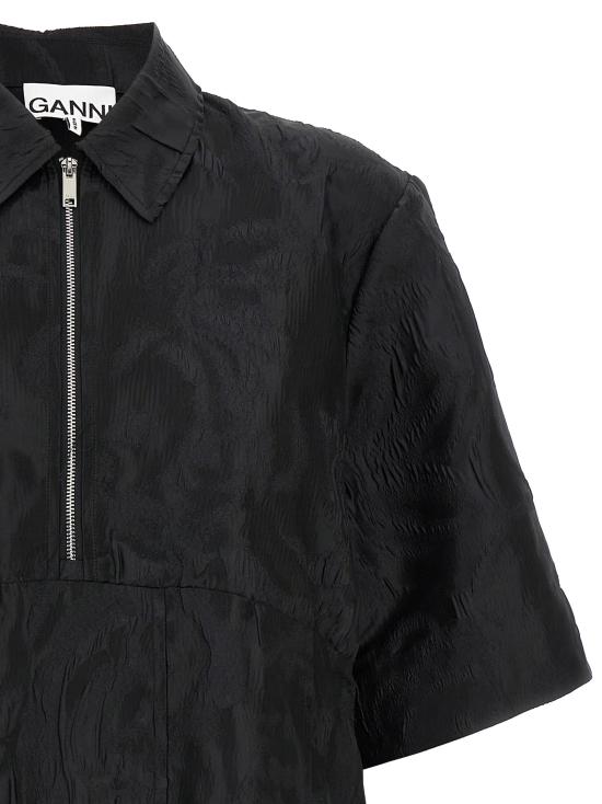  가니 숏 원피스 F9623099 BLACK DOM - GANNI