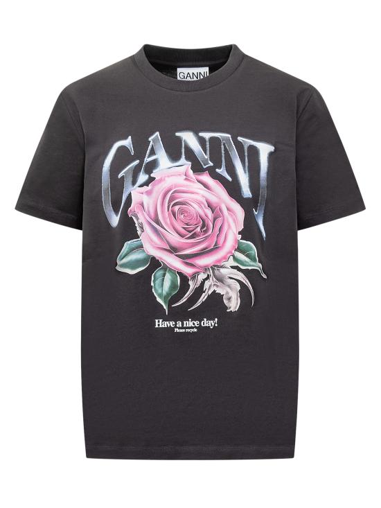  가니 반팔 티셔츠 T4002252 PHANTOM DOM