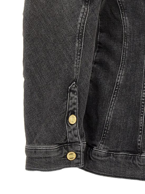  가니 자켓 J1529006 WASHED BLACK DOM - GANNI