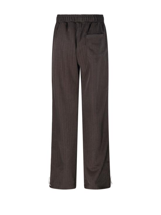  골든구스 스트레이트 팬츠 GWP02022P00165335899 MILITARY GREEN PAPYRUS DOM - GOLDEN GOOSE